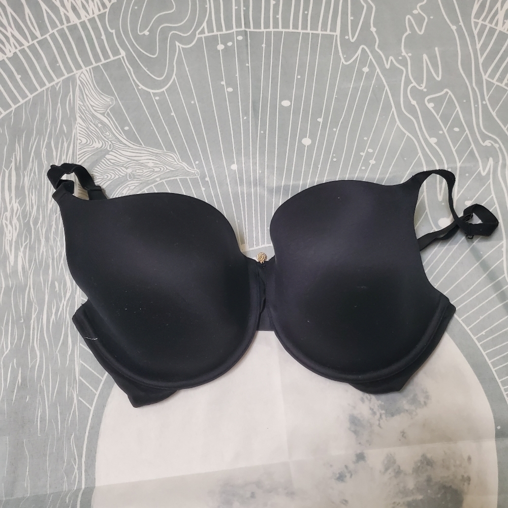 Betsey Johnson Black Bra, Size 32DDD
